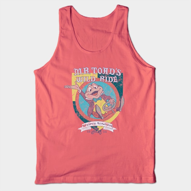 Mr. Toad's Wild Ride - 1955 Vintage Texture Tank Top by Morgan Jane Designs